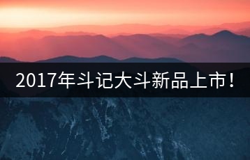 2017年斗記大斗新品上市！