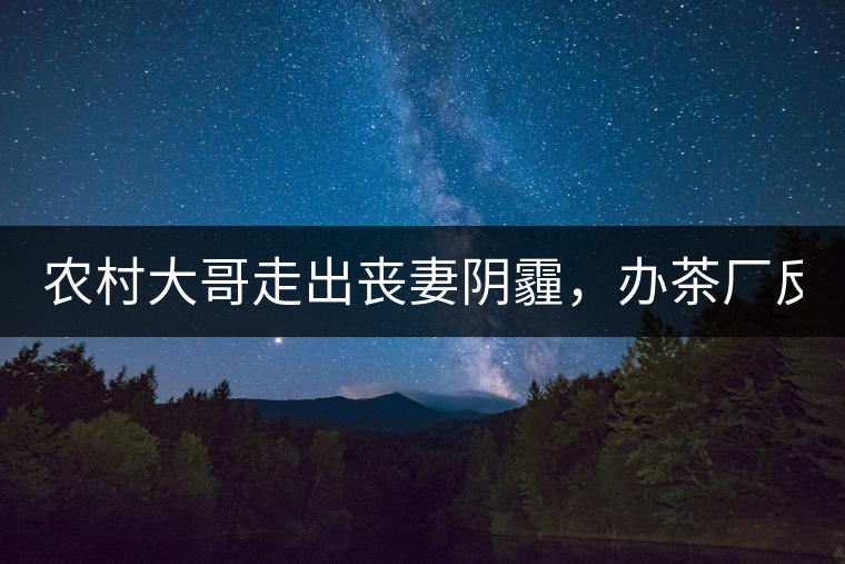 農村大哥走出喪妻陰霾，辦茶廠反哺鄉(xiāng)鄰，每天處理鮮葉4000斤