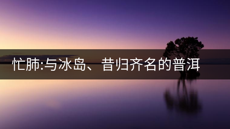 忙肺:與冰島、昔歸齊名的普洱茶忙肺：與冰島、昔歸齊名的普洱茶