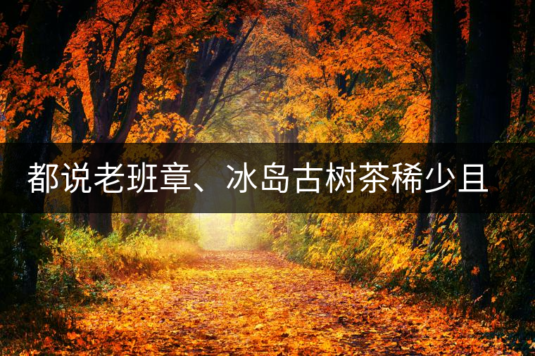 都說(shuō)老班章、冰島古樹(shù)茶稀少且貴，那為什么你能輕易買到都說(shuō)老班章、冰島古樹(shù)茶稀少且貴，那為什么你能輕易買到