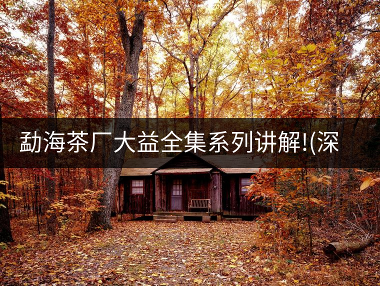 勐海茶廠大益全集系列講解!(深度講解大益茶品，建議收藏...勐海茶廠大益全集系列講解！（深度講解大益茶品，建議收藏）