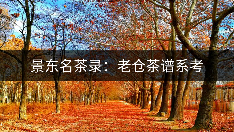 景東名茶錄:老倉(cāng)茶譜系考 景東名茶錄:老倉(cāng)茶譜系考