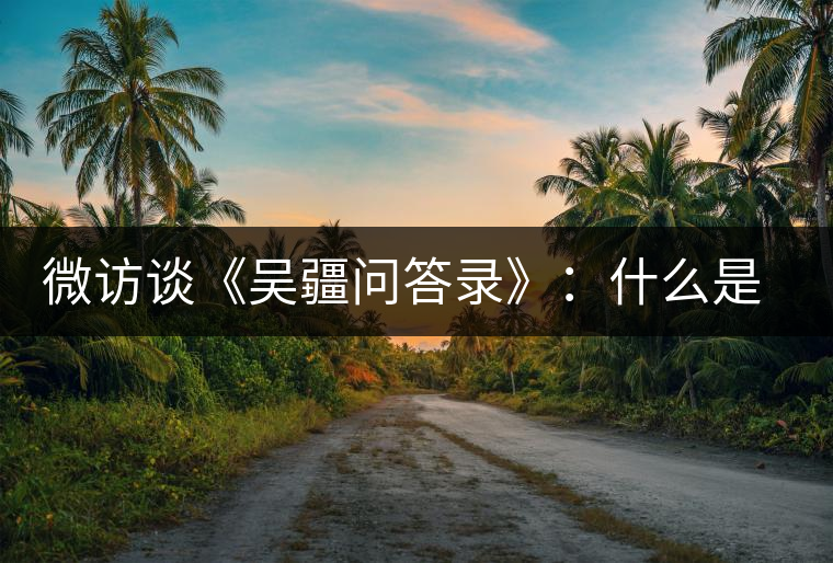 微訪談《吳疆問答錄》：什么是純正的普洱茶？