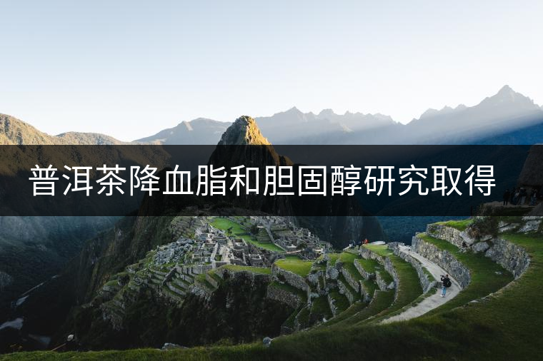 普洱茶降血脂和膽固醇研究取得新突破 普洱茶降血脂和膽固醇研究取得新突破