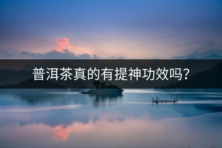 普洱茶真的有提神功效嗎？