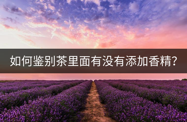 如何鑒別茶里面有沒有添加香精？