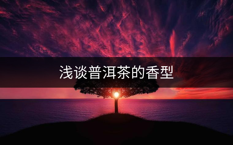 淺談普洱茶的香型 淺談普洱茶的香型