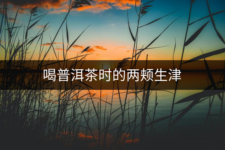 喝普洱茶時(shí)的兩頰生津