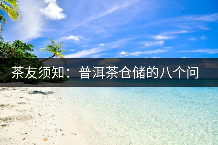 茶友須知：普洱茶倉(cāng)儲(chǔ)的八個(gè)問(wèn)題