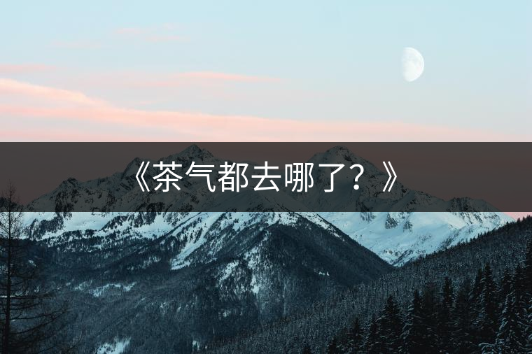 《茶氣都去哪了？》