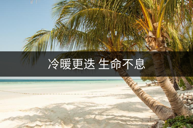 冷暖更迭 生命不息 冷暖更迭 生命不息