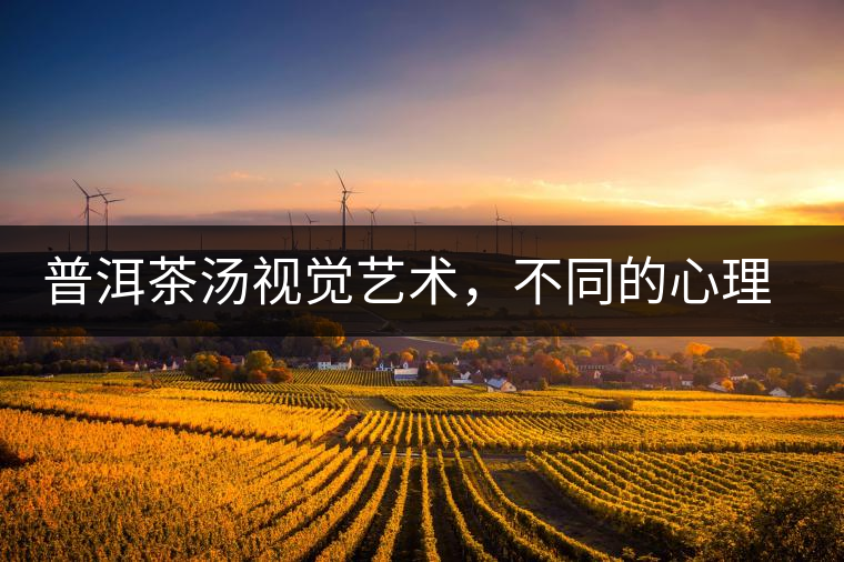 普洱茶湯視覺(jué)藝術(shù)，不同的心理享受