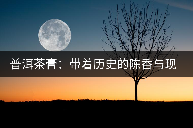 普洱茶膏:帶著歷史的陳香與現(xiàn)代工業(yè)文明融合 普洱茶膏:帶著歷史的陳香與現(xiàn)代工業(yè)文明融合