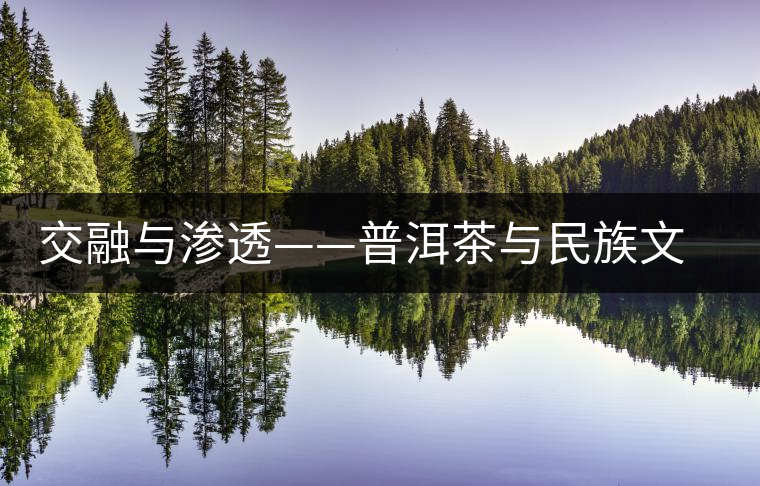 交融與滲透——普洱茶與民族文化交流的關(guān)系 交融與滲透——普洱茶與民族文化交流的關(guān)系