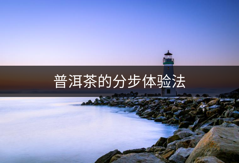 普洱茶的分步體驗(yàn)法 普洱茶的分步體驗(yàn)法