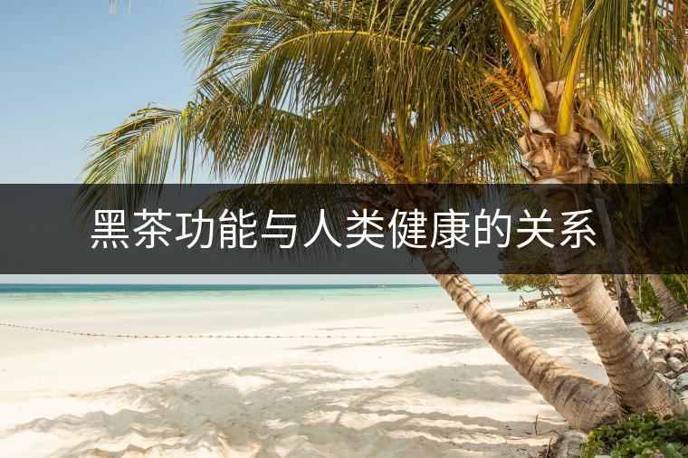 黑茶功能與人類健康的關(guān)系