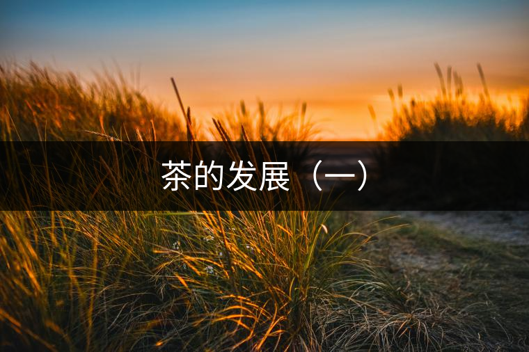 茶的發(fā)展(一) 茶的發(fā)展(一)