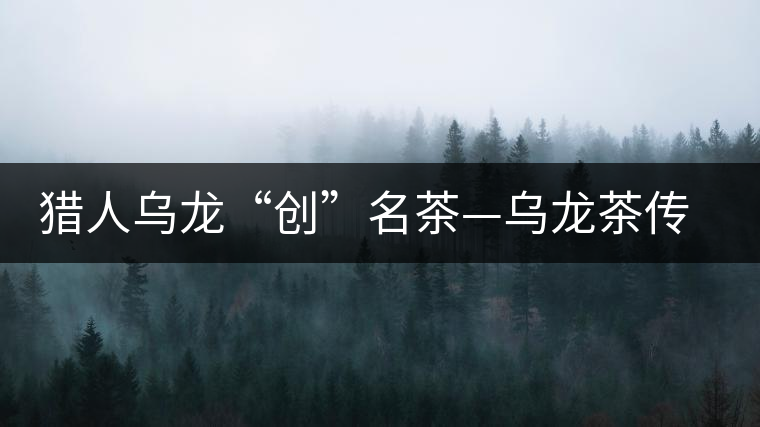 獵人烏龍“創(chuàng)”名茶—烏龍茶傳奇