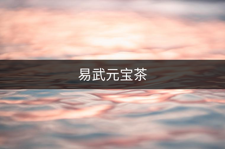 易武元寶茶 易武元寶茶
