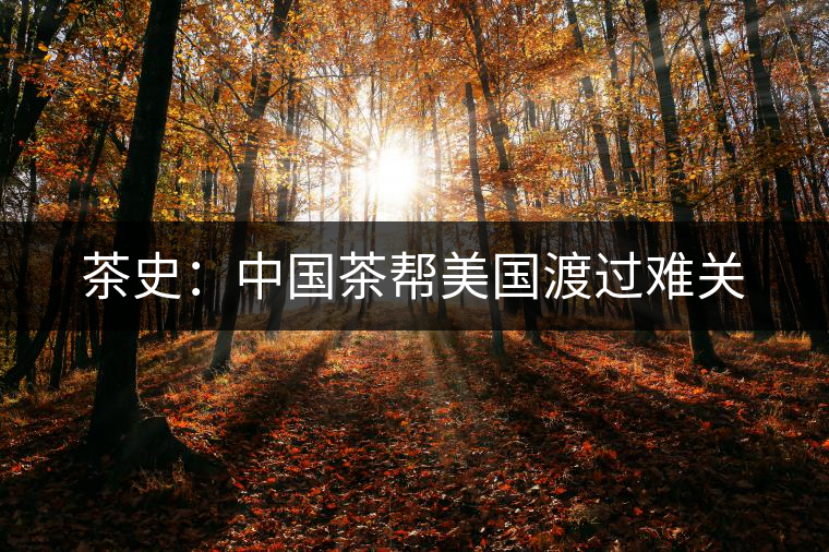 茶史：中國(guó)茶幫美國(guó)渡過(guò)難關(guān)