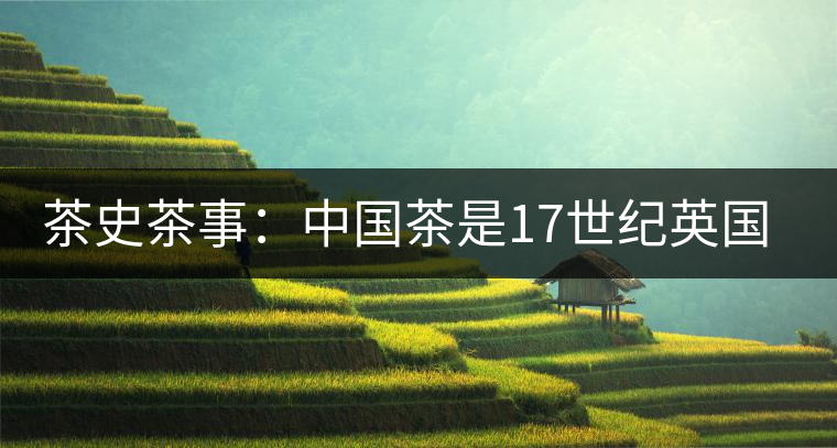 茶史茶事:中國茶是17世紀英國的靈丹妙藥 茶史茶事:中國茶是17世紀英國的靈丹妙藥