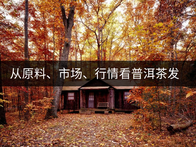 從原料、市場、行情看普洱茶發(fā)展大勢