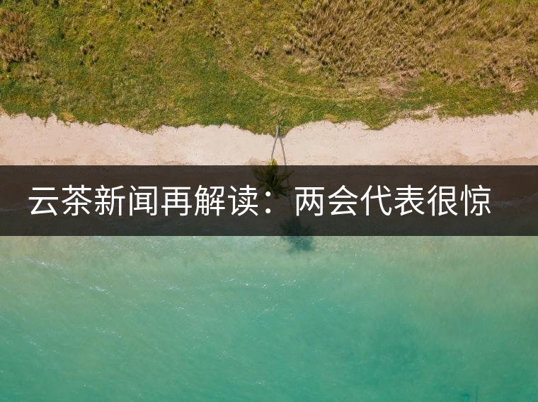 云茶新聞再解讀：兩會代表很驚奇，普洱茶為啥會這么健康？