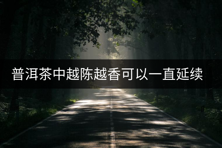 普洱茶中越陳越香可以一直延續(xù)下去嗎？