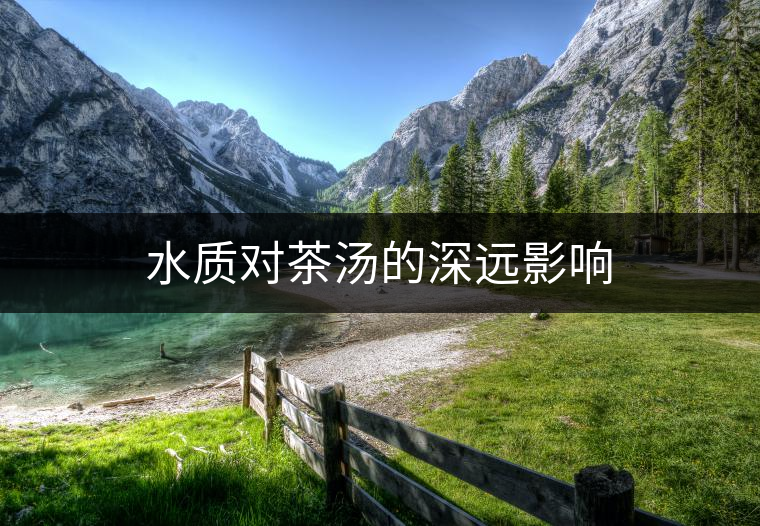 水質(zhì)對(duì)茶湯的深遠(yuǎn)影響 水質(zhì)對(duì)茶湯的深遠(yuǎn)影響