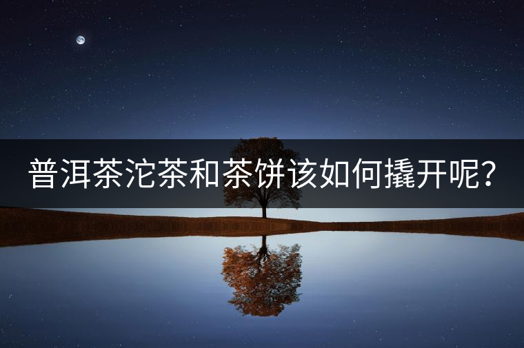 普洱茶沱茶和茶餅該如何撬開呢？