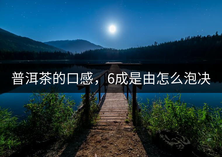 普洱茶的口感，6成是由怎么泡決定的！