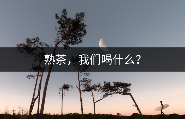 熟茶，我們喝什么？