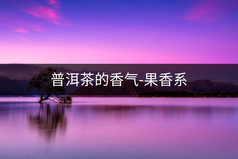 普洱茶的香氣-果香系 普洱茶的香氣-果香系