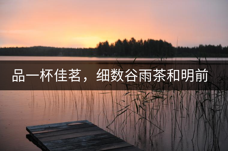 品一杯佳茗，細數(shù)谷雨茶和明前茶的區(qū)別