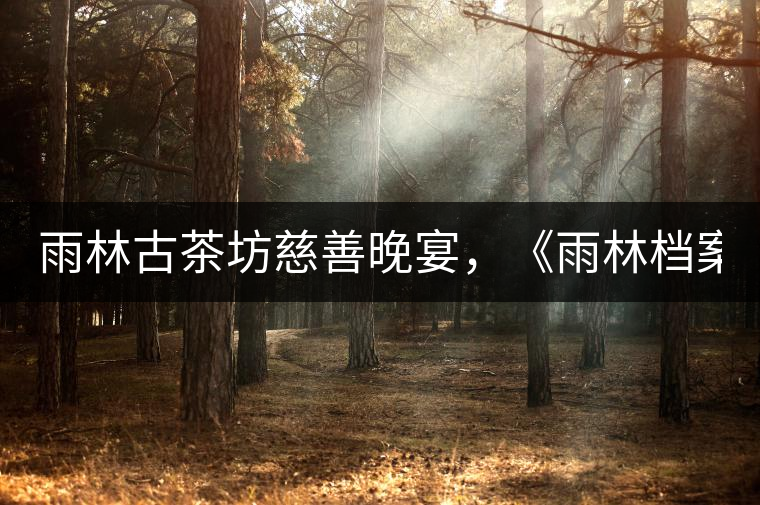 雨林古茶坊慈善晚宴，《雨林檔案·曼松》拍出106萬！