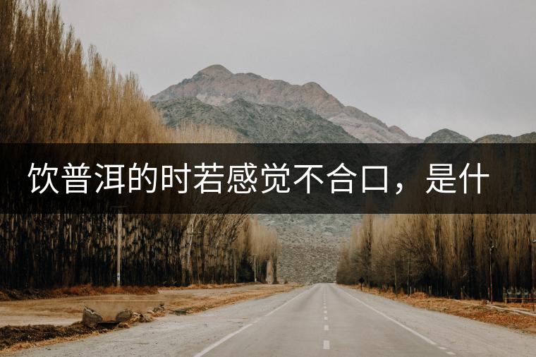 飲普洱的時(shí)若感覺(jué)不合口，是什么原呢？