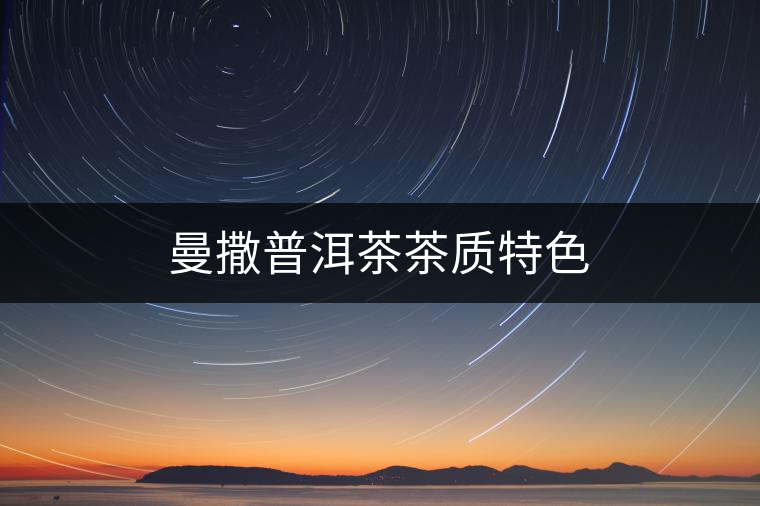 曼撒普洱茶茶質(zhì)特色 曼撒普洱茶茶質(zhì)特色
