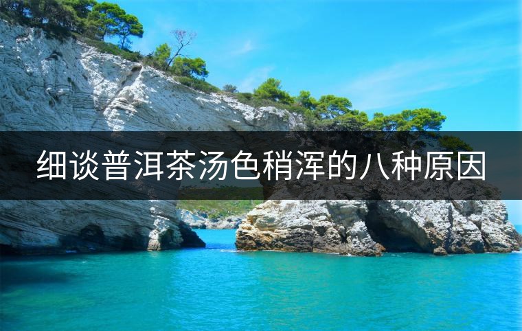 細(xì)談普洱茶湯色稍渾的八種原因