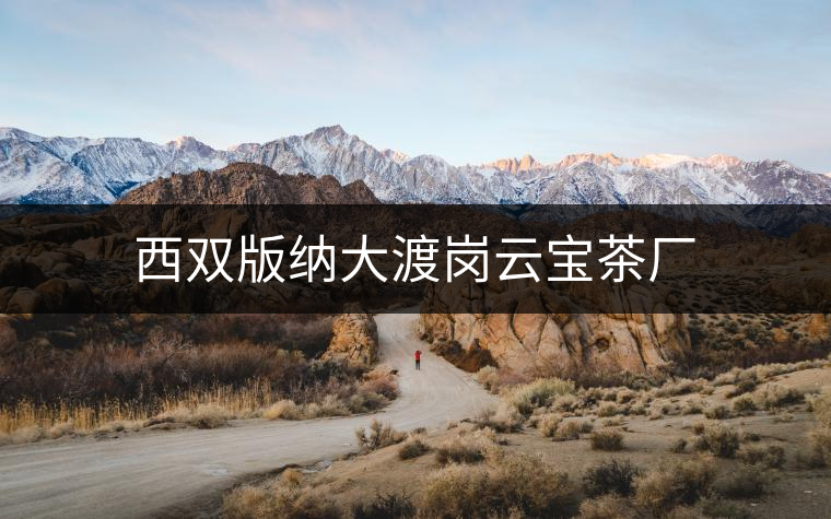 西雙版納大渡崗云寶茶廠 西雙版納大渡崗云寶茶廠