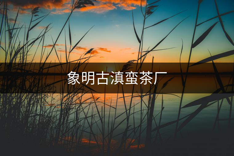 象明古滇蠻茶廠 象明古滇蠻茶廠