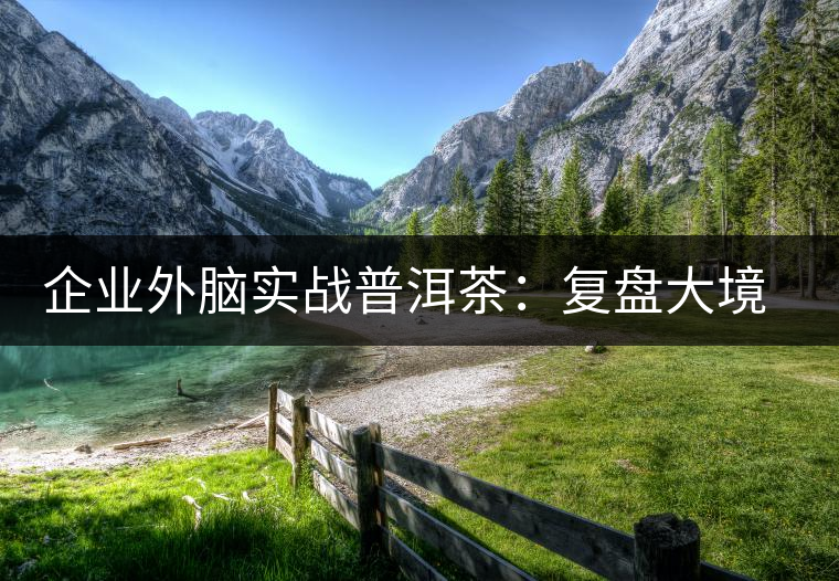 企業(yè)外腦實(shí)戰(zhàn)普洱茶：復(fù)盤大境界，失敗茶企策劃案檢討