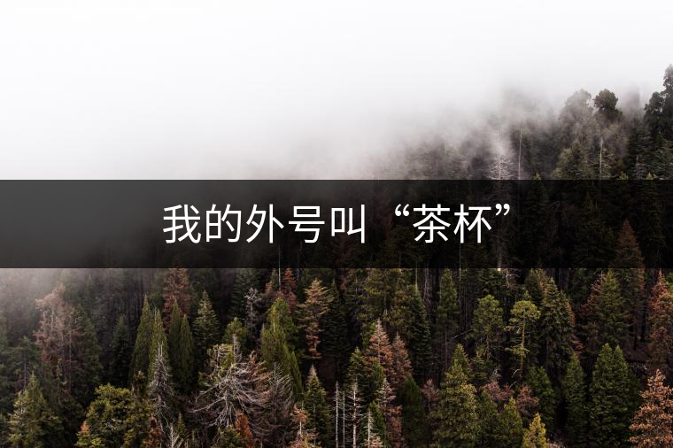 我的外號(hào)叫“茶杯” 我的外號(hào)叫“茶杯”