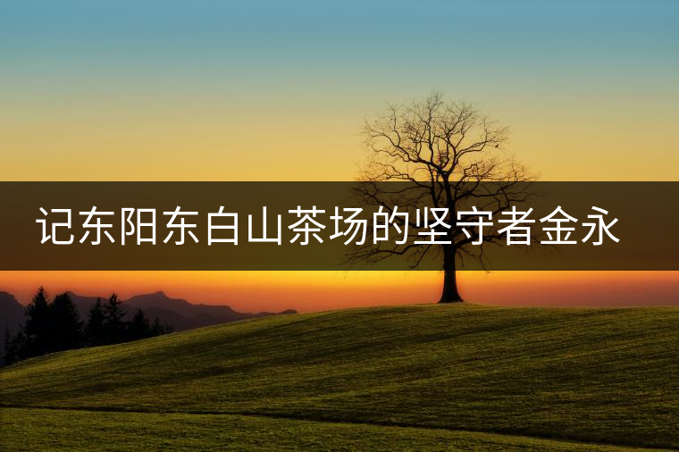 記東陽東白山茶場的堅守者金永平 記東陽東白山茶場的堅守者金永平
