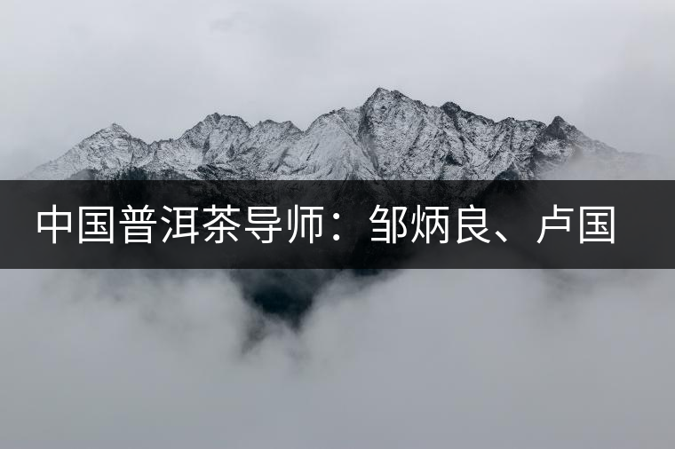 中國(guó)普洱茶導(dǎo)師：鄒炳良、盧國(guó)齡