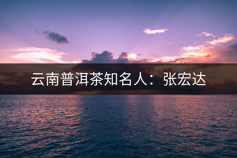 云南普洱茶知名人:張宏達(dá) 云南普洱茶知名人:張宏達(dá)