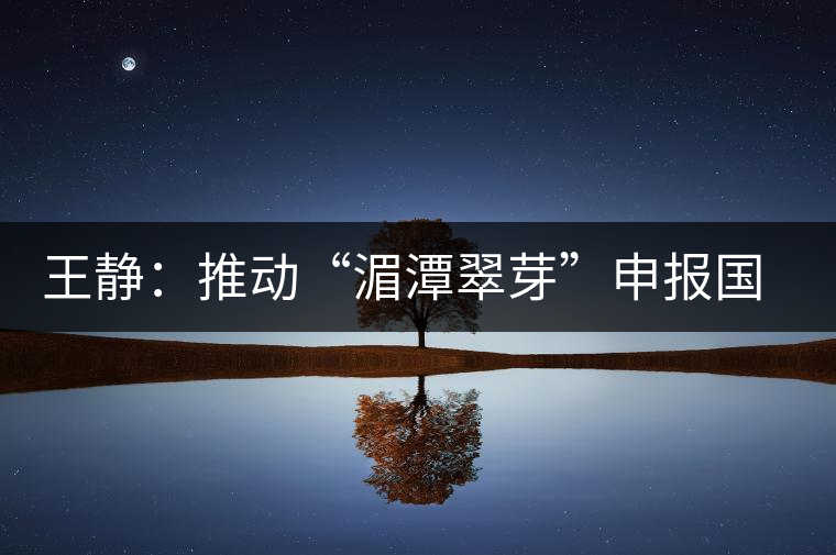 王靜：推動“湄潭翠芽”申報國家非遺