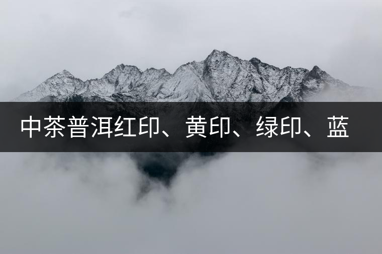 中茶普洱紅印、黃印、綠印、藍(lán)印的含義
