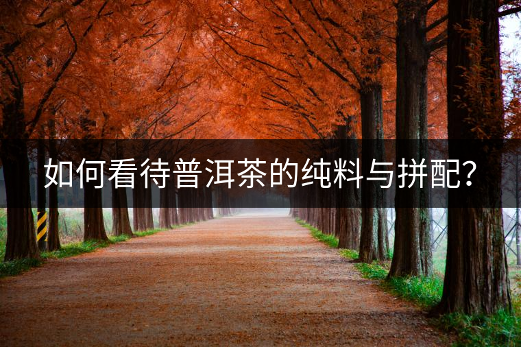 如何看待普洱茶的純料與拼配？