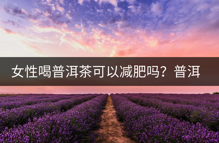 女性喝普洱茶可以減肥嗎？普洱茶的功效又有哪些呢？