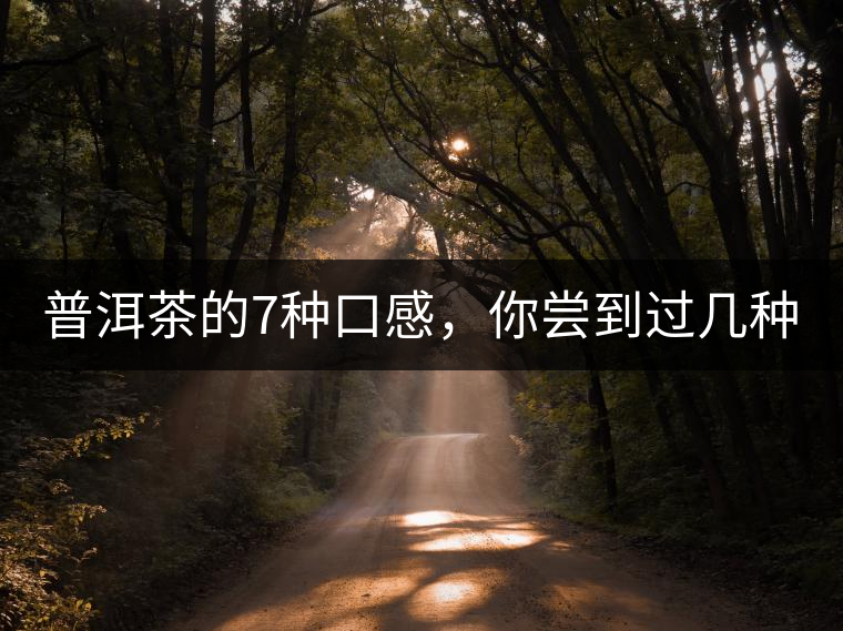 普洱茶的7種口感，你嘗到過幾種？